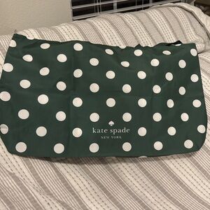 Kate Spade Forest Green Polka Dot Bag